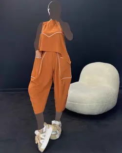 بلوزشلوار نواردار - کد 4969B