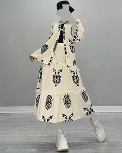 شومیز + دامن- کد 4996T