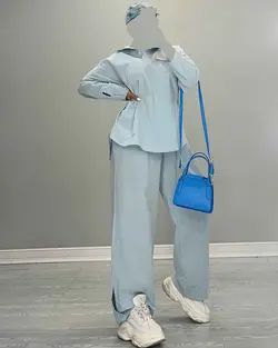 بلوزشلوار تک جیب - کد 4972D