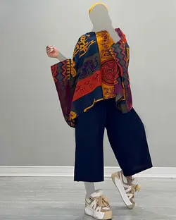 بلوزشلوار طرحدار- کد 4967I