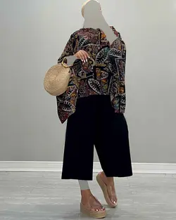 بلوزشلوار طرحدار- کد 4967I