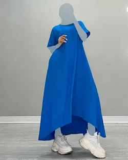 پیراهن آستین کوتاه- کد 4964J