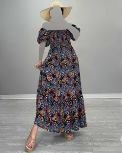 پیراهن بالا تنه کش - کد 4992V