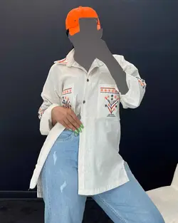 شومیز گل دوزی - کد 4988P