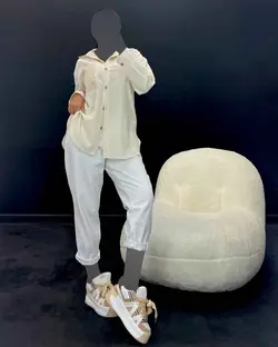 شومیز تک جیب - کد 4991U