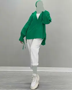 شومیز آستین بند - کد 4976O