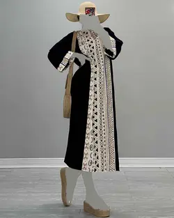 پیراهن طرح دار - کد 5013D2