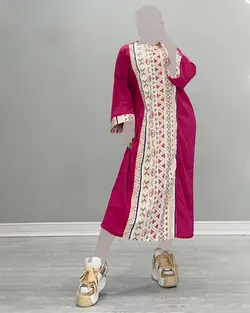 پیراهن طرح دار - کد 5013D2