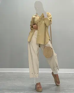 شومیز بغل دکمه - کد 5026I