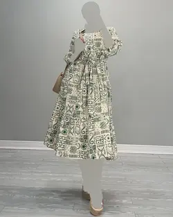 پیراهن طرح دار - کد 5132U