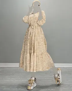 پیراهن طرح دار - کد 5132U