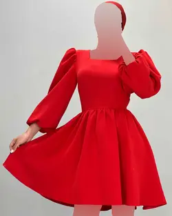 پیراهن کوتاه عروسکی - کد 5147A3