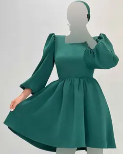 پیراهن کوتاه عروسکی - کد 5147A3