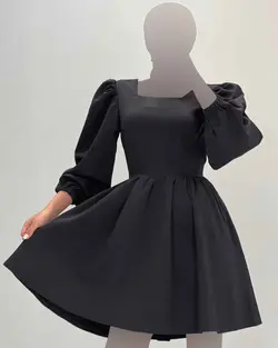 پیراهن کوتاه عروسکی - کد 5147A3