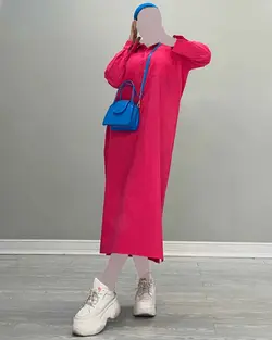 پیراهن دو جیب - کد 5136Q