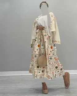 ست شومیز دامن - کد 5134R