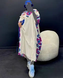 پیراهن ریش ریش - کد 5206X