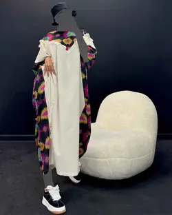 پیراهن ریش ریش - کد 5206X