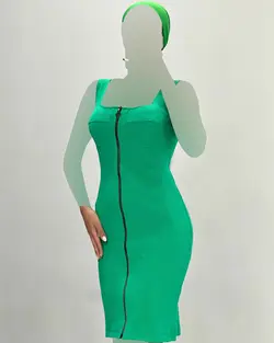 پیراهن  زیپ دار - کد 5224Q