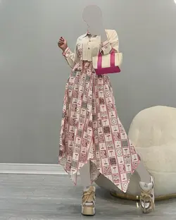 شومیز دامن - کد 5208X