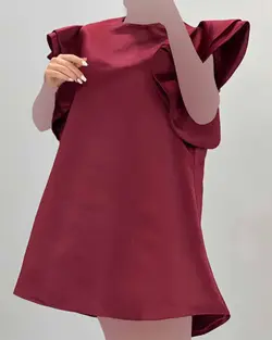 پیراهن آستین حلزونی - کد 5296B1