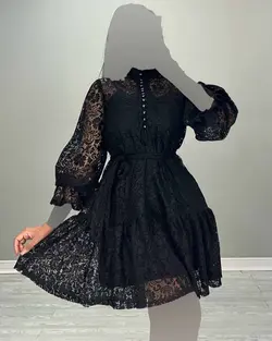 پیراهن گیپور - کد 5307B5