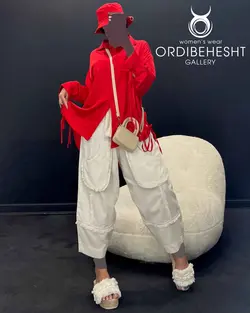 شومیز ساتن - کد 5329F1