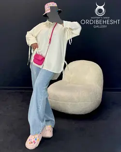 شومیز ساتن - کد 5329F1