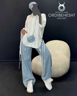 شومیز ساتن - کد 5329F1