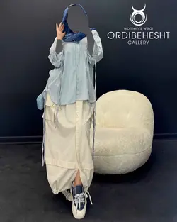 شومیز ساتن - کد 5329F1