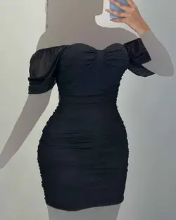 پیراهن کاپ دار - کد 5424P