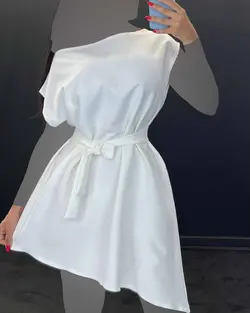 پیراهن یکطرفه - کد 5472C1