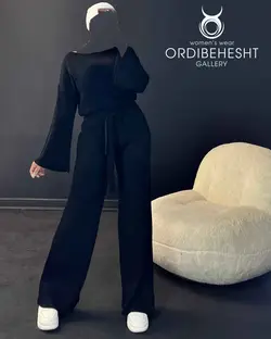 بلوز شلوار بافت -  کد 5656D5