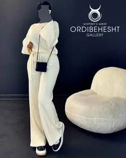 بلوز شلوار بافت -  کد 5656D5