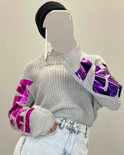 بلوز بافت انجل - کد 5665Q