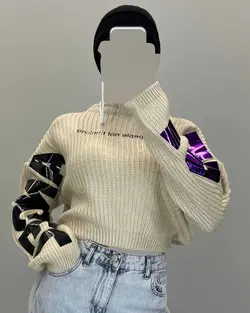 بلوز بافت انجل - کد 5665Q