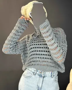 بلوز بافت - کد 5678W