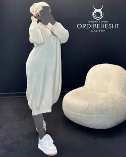 پیراهن بافت یقه هفت - کد 5689F3