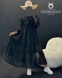 حریر یقه قایقی - کد 5731B3