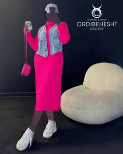 پیراهن بافت -کد 5677V