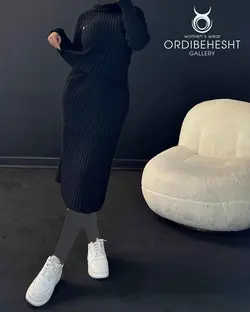 بلوز یقه اسکی + دامن - کد 5771U