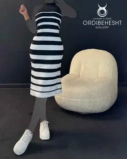 پیراهن راه راه - کد 5795S