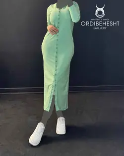 پیراهن جلو دکمه - کد 5898F5