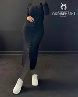 پیراهن جلو دکمه - کد 5898F5