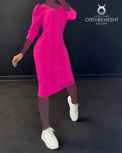 پیراهن آستین پف - کد 5889F5