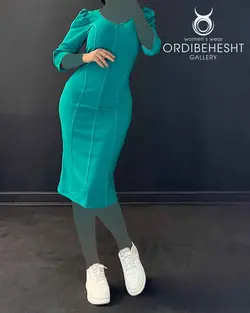 پیراهن آستین پف - کد 5889F5