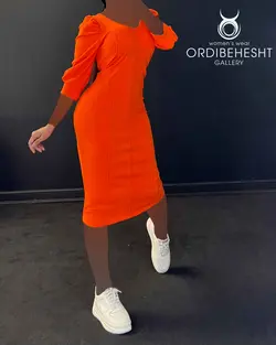 پیراهن آستین پف - کد 5889F5