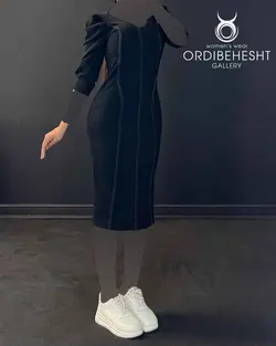 پیراهن آستین پف - کد 5889F5