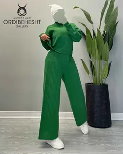 بلوز شلوار بافت - کد 6116S