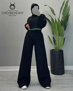 بلوز شلوار بافت - کد 6116S